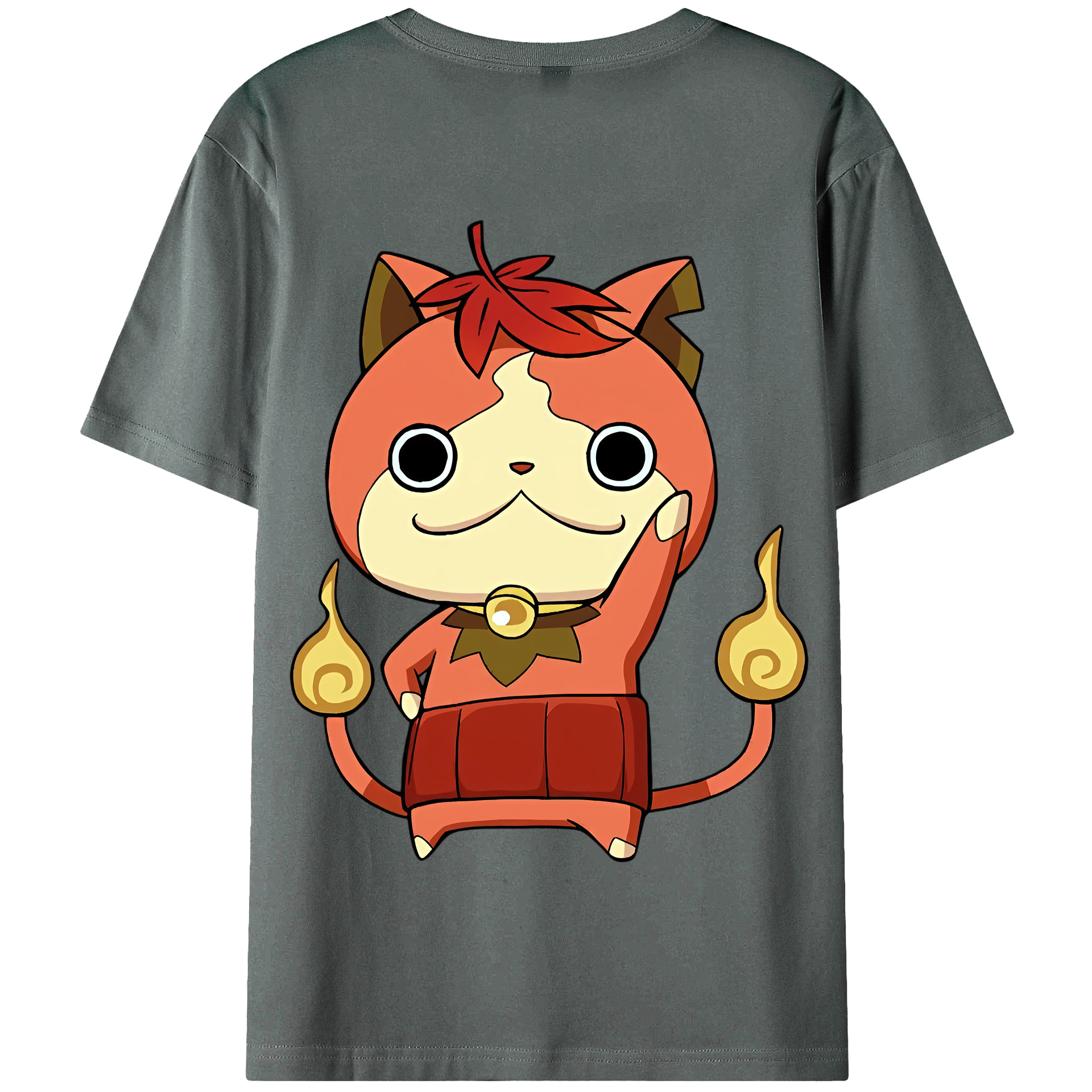 （画像用） 妖怪ウォッチ Yo-kai Watch 綿100％半袖Tシャツ（背面プリント）